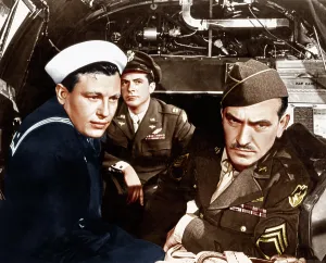 Sailor Prints: THE BEST YEARS OF OUR LIVES, from left: Harold Russell, Dana Andrews, Frederic March, 1946