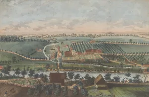 Sect Prints: Bethlehem, Pennsylvania, was founded by David Nitschmann and Count Nicolaus Zinzendorf on Christmas Eve 1741