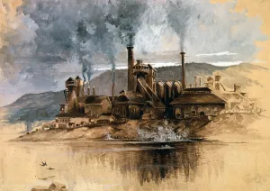 Images Dated 22nd May 2012: Bethlehem Steel Works, Bethlehem, PA. 1881