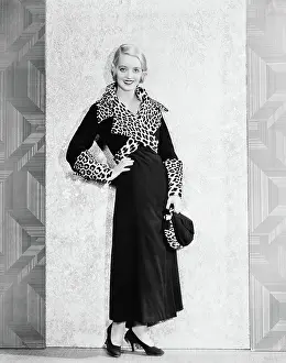 Leopard Skin Prints: Bette Davis, 1932