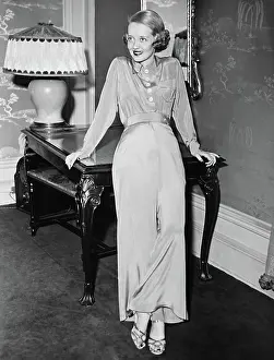 July Prints: Bette Davis at home, 1933