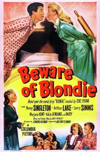Penny Prints: BEWARD OF BLONDIE, US poster art