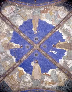 Ceiling Prints: Bianca Pellegrini among Castels in Parma