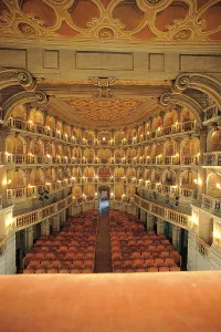 Mantua Prints: Bibiena Theater known as the Scientifico
