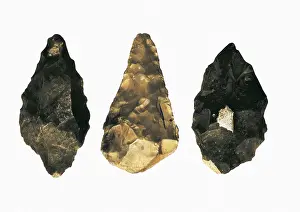 Prehistoric Prints: Bifaces. Lower Paleolithic. SPAIN