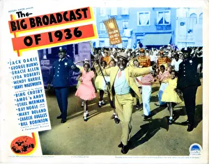 Robinson Prints: THE BIG BROADCAST OF 1936, lobbycard, Bill Robinson, (front), 1935