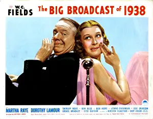 Ross Prints: THE BIG BROADCAST OF 1938, from left, W.C. Fields, Shirley Ross, 1938