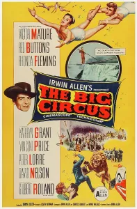 Kathryn Prints: THE BIG CIRCUS, US poster art, top right: Kathryn Grant