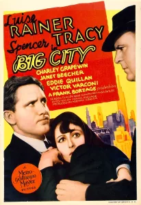 Images Dated 10th September 2009: BIG CITY, from left: Spencer Tracy, Luise Rainer on midget window card, 1937