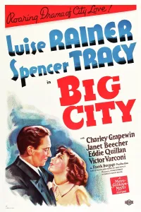 Images Dated 18th September 2014: BIG CITY, US poster art, from left: Spencer Tracy, Luise Rainer, 1937
