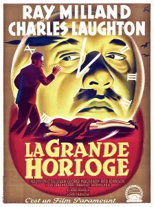 French Poster Prints: THE BIG CLOCK, (aka LA GRANDE HORLOGE)