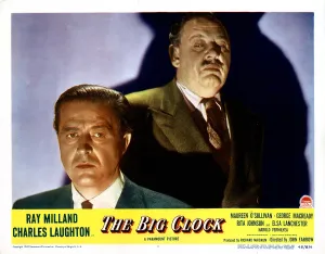 Laughton Prints: THE BIG CLOCK, from left: Ray Milland, Charles Laughton, 1948