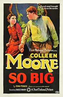 Images Dated 18th June 2013: SO BIG, l-r: Colleen Moore, Joseph De Grasse on poster art, 1924