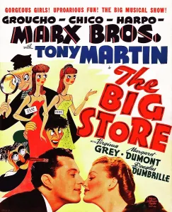 Grey Prints: THE BIG STORE, US poster art, bottom from left: Tony Martin, Virginia Grey, 1941