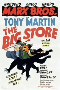 2008 Prints: THE BIG STORE, US poster, The Marx Brothers-from left: Harpo Marx