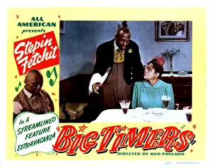 Angry Prints: BIG TIMERS, from left, Stepin Fetchit, Francine Everett, 1945