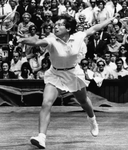 Tennis Racquet Prints: Billie Jean King, Wimbledon, England