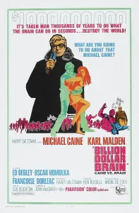 Images Dated 24th March 2014: BILLION DOLLAR BRAIN, US poster, Michael Caine, 1967