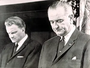 Billy Prints: Billy Graham & President Lyndon B