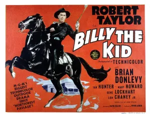 Horseback Prints: BILLY THE KID, Robert Taylor, 1941