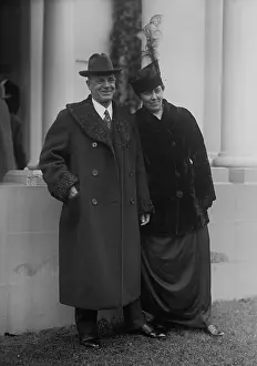 Overcoat Prints: Billy Sunday with his wife, Nell, in Washington, D.C. in 1914