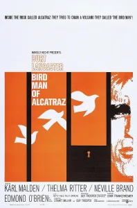 Bird Prints: BIRDMAN OF ALCATRAZ, US poster art, Burt Lancaster, 1962