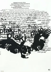 Horror Prints: THE BIRDS, (aka PTAKI), Polish poster, 1963