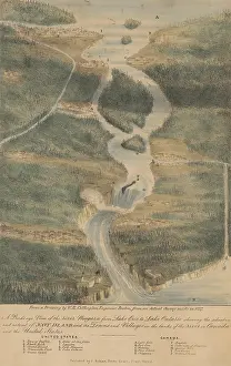 Legend Prints: Bird's-eye view from the south
