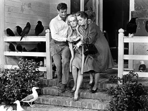 Helping Prints: THE BIRDS, Rod Taylor, Tippi Hedren, Jessica Tandy, 1963