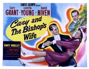 Niven Prints: THE BISHOP'S WIFE Cary Grant, Loretta Young, David Niven, 1947