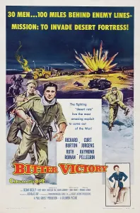 Curd Prints: BITTER VICTORY, US poster art, left: Curd Jurgens