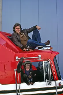 Greg Prints: B.J. & THE BEAR, Greg Evigan, Sam the Chimp, (1979), 1978-1981