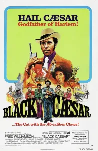 Afro Prints: BLACK CAESAR, US poster, Fred Williamson (center), 1973