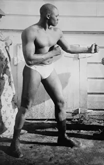 Heavyweights Prints: Black Canadian boxer, Sam Langford