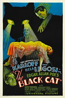 Evil Prints: THE BLACK CAT, Boris Karloff, Harry Cording