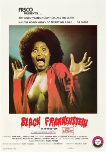 Afro Prints: BLACK FRANKENSTEIN, (aka BLACKENSTEIN), poster art, 1973