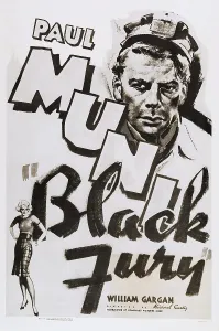 Images Dated 13th November 2013: BLACK FURY, US poster, Paul Muni (top), 1935