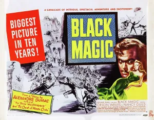 Orson Prints: BLACK MAGIC, US lobbycard, Orson Welles, Nancy Guild, 1949