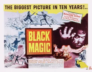 Orson Prints: BLACK MAGIC, US poster, Orson Welles, Nancy Guild, 1949