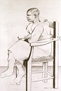 Insanity Prints: Black man described as a maniac from Etienne Esquirol's book describing the different types of mental disorders