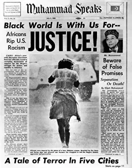 Militants Prints: Black Muslim newspaper, Muhammad Speaks