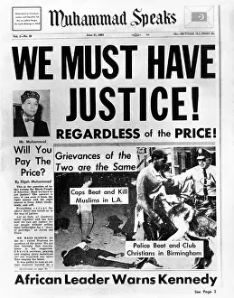 Militants Prints: Black Muslim newspaper, Muhammad Speaks