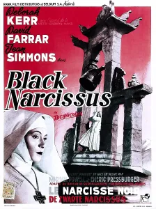 Bell Prints: BLACK NARCISSUS, (aka LE NARCISSE NOIR), Belgian poster, Deborah Kerr, 1947