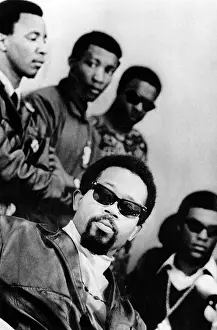 Black Panthers Prints: Black Panther Eldridge Cleaver at a press conference