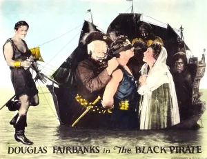 Billie Prints: THE BLACK PIRATE, l-r: Douglas Fairbanks