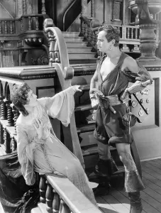 Billie Prints: THE BLACK PIRATE, from left: Billie Dove, Douglas Fairbanks, 1926