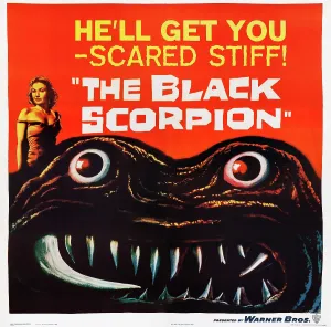 Fangs Prints: THE BLACK SCORPION, US poster art, left: Mara Corday, 1957