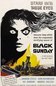 Classic Prints: BLACK SUNDAY, Barbara Steele, poster art, 1960