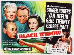 On The Phone Prints: BLACK WIDOW, British poster art