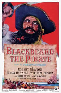 Bendix Prints: BLACKBEARD THE PIRATE, US poster art